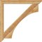 Ekena Millwork Westlake Slat Rough Sawn Bracket, Western Red Cedar, 4"W x 48"D x 48"H BKT04X48X48WTL06RWR - alternate 3